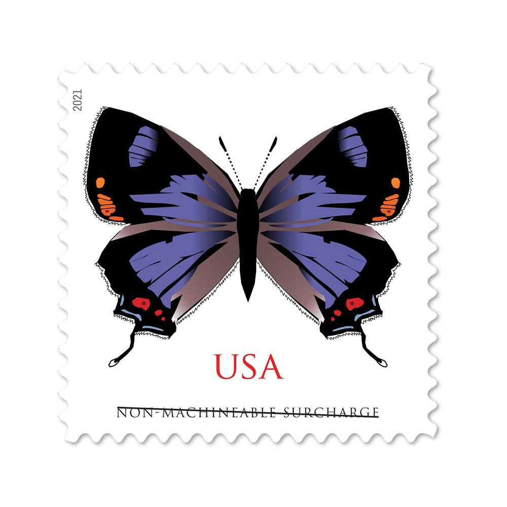 (2021) USPS Colorado Hairstreak Forever Postage Stamps